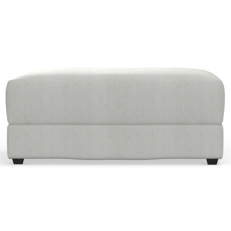 Lochmoor Ottoman, White/Cream