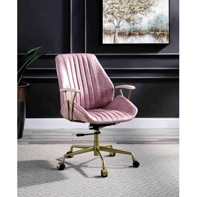 Chaise de bureau industrielle pivotante avec levage pneumatique et base à 5 branches Aneira
