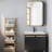 Rectangular Metal Framed Bathroom Mirror