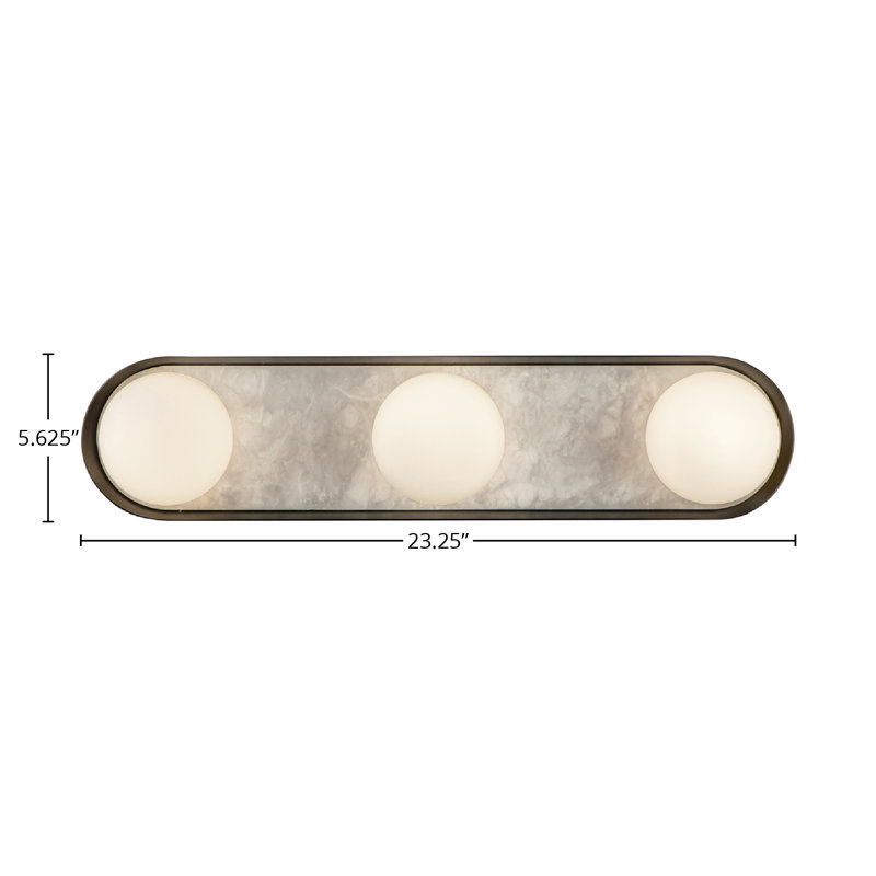 Alonso 3 - Light Dimmable Bath Bar, Urban Bronze
