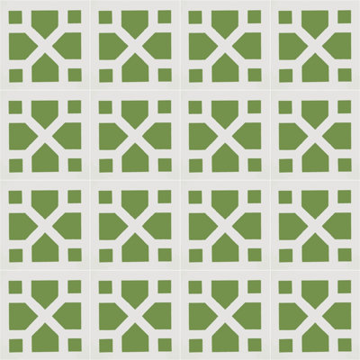 Carreau de sol et de ciment à motif ciment / béton 8 po x 8 po Zephyr