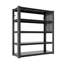 Étagère robuste réglable à 4 niveaux avec panneau perforé, support de rangement industriel pour garage, entrepôt, bureau, cuisine-129861918