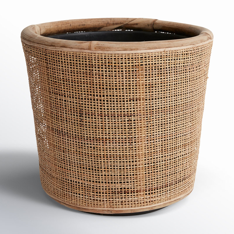 Handmade Cachepot, 13.75" H x 14.75" W x 14.75" D