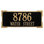 Roanoke 2-Line Wall Address Plaque