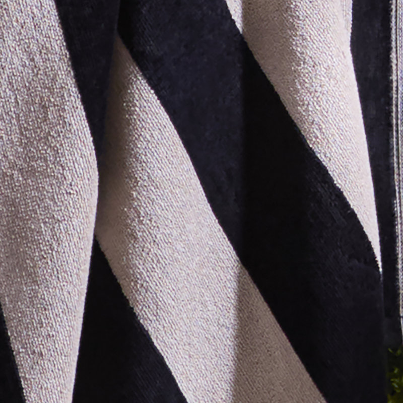 Laurence Llewelyn-Bowen Festivo Stripe Towel Black, Hand Towel