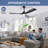 42" Black Modern Ceiling Fan with Light and Remote App-1243717400