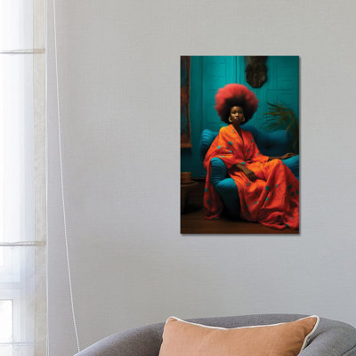 African High Fashion IX - Wall Art Print - Framed Canvas