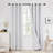 Assafa Polyester Blackout Curtain Pair-814017350-814017370