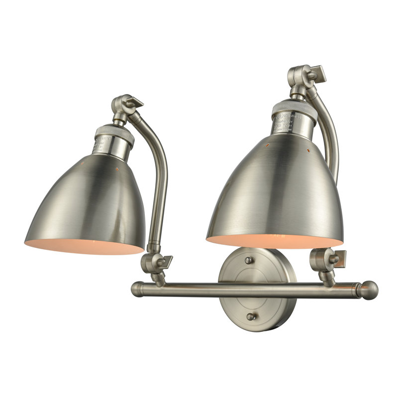 Kenia 2 - Light Dimmable Vanity Light, Polished Chrome, 3.5 Watt Vintage LED Bulb