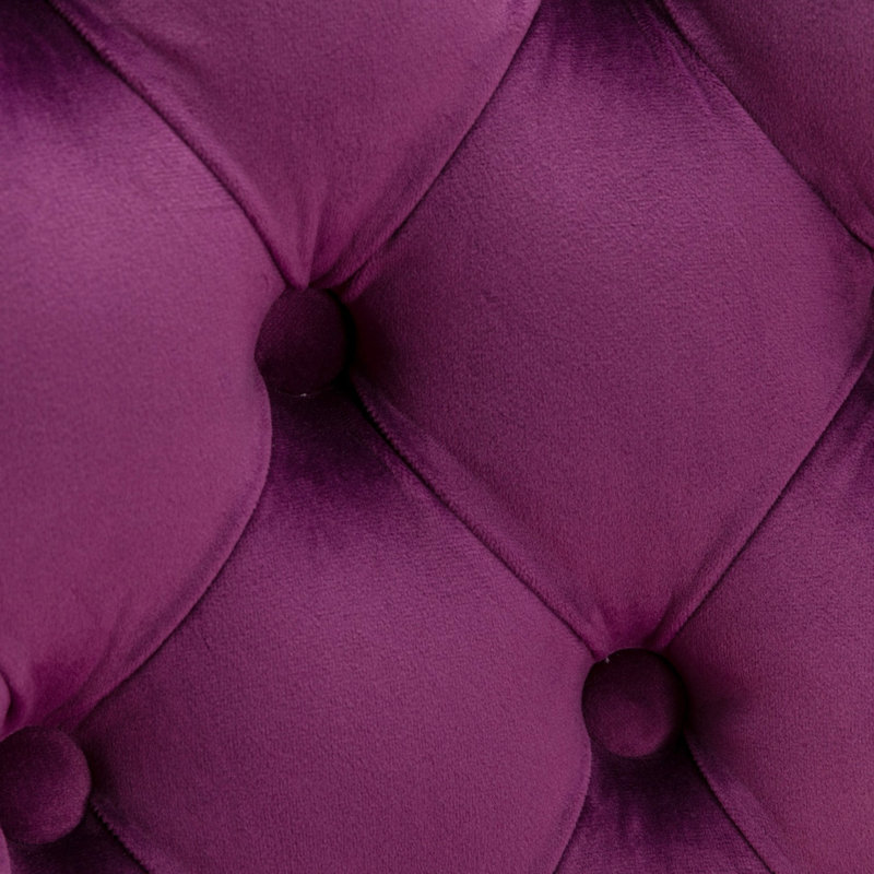 Lot de 2 chaises en velours, siège réglable de 63,5 à 84 cm, base violette, dossier confortable pour îlot de cuisine, siège en pouces, 2 chaises de bar/maison