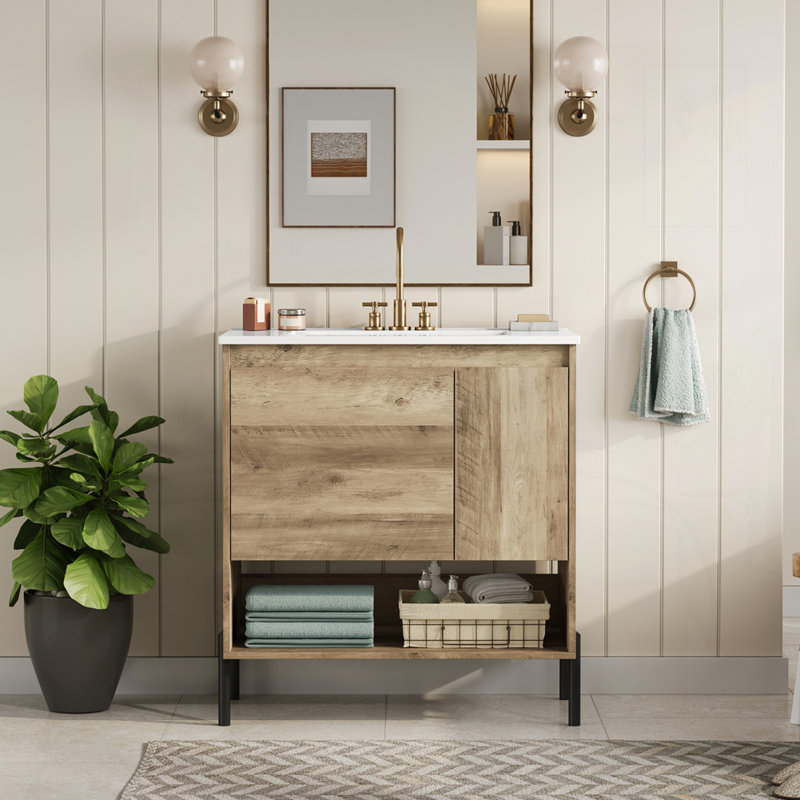 Meuble-lavabo moderne 30 po