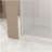 Pivot Shower Door With Aluminum Frame, Half Frame Shower Door With Stainless Steel Handle-125293684
