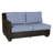 Saddleback 63'' Wide Premium All-Weather Wicker Loveseat with Cushions-46000763-46000911