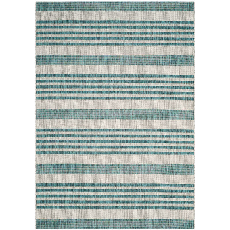 Johana Striped Hand Woven Indoor / Outdoor Area Rug, Rectangle 122 x 170 cm