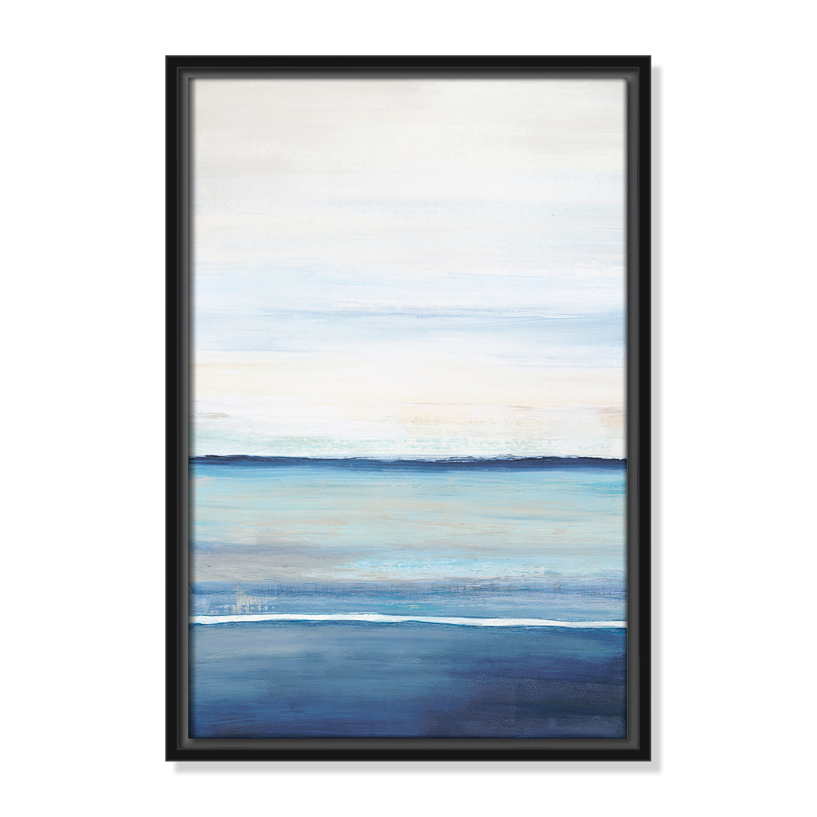 Emmit "Distant Whispers" Print by Filippo Ioco, Black Framed Canvas, 19.5" H x 13.5" W x 2" D