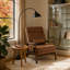 Chaise d'appoint rembourrée traditionnelle de 25 po de largeur-1621562007