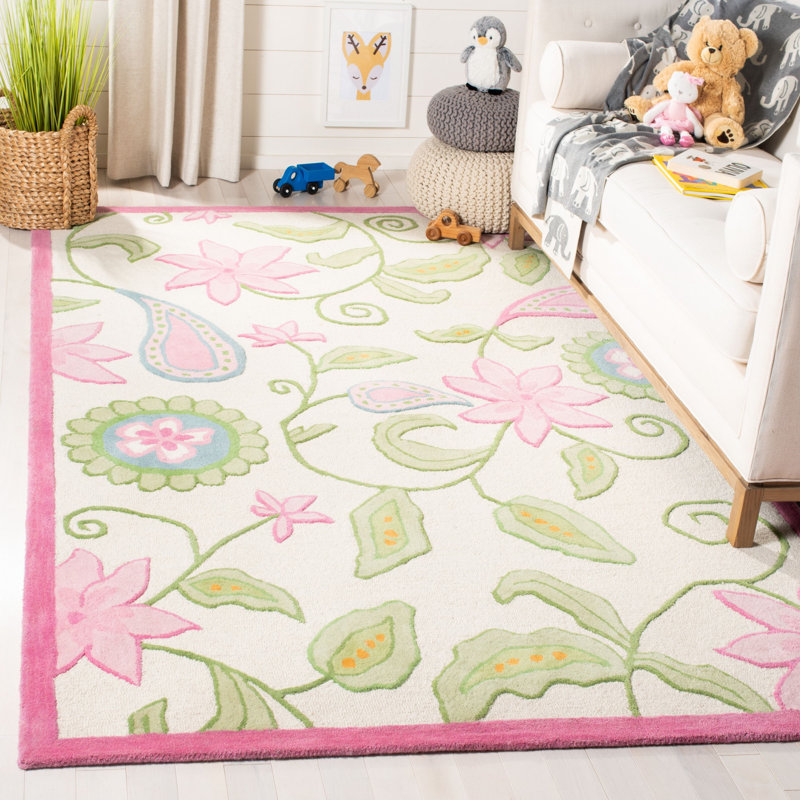 Claro Hand Tufted 80% Wool And 20% Cotton Rug, Rectangle 5' x 8'