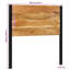 Headboard Solid Wood Acacia And Iron-1898759142