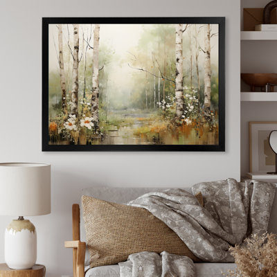 «Blumefeld Minimalisme Forest Woods II», reproduction d'art sur toile