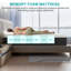 Matelas en mousse à mémoire de forme moyenne ferme de 10 pouces, fibre de verre libre et matelas dans une boîte-1141850523