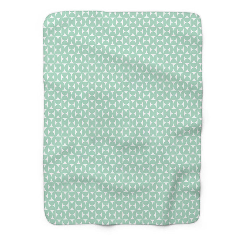 Charmant motif - couverture en sherpa de qualité supérieure 1 pièce, Lit simple