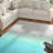 Thomason Handmade Ombre Turquoise Shag Area Rug-408940582
