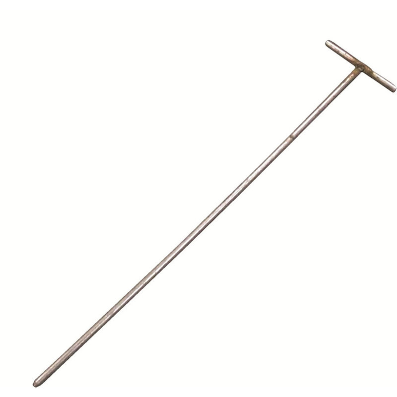 3'' H x 0.5'' W Silver Metal Rod