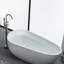 Robinet de baignoire - Laiton massif, douche à main surélevée de 45,87 po, apparence de nickel brossé autoportante dans une douche à main de 2 GPM, conception rouille