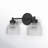 Besima 2-Light Dimmable Vanity Light in Matte Black-1374988888