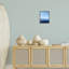 «Cool Blue Ocean Ripples», estampe numérique, design par Kali Wilson-583101453-583101441