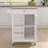 Solid Wood Top Kitchen Cart-1393593424