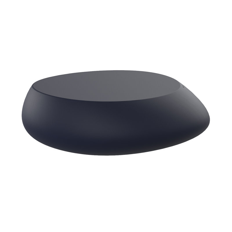 Stone Plastic Coffee Table, Blue