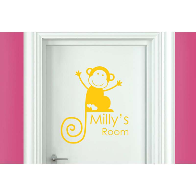Animals Wall Decal, Dark Yellow