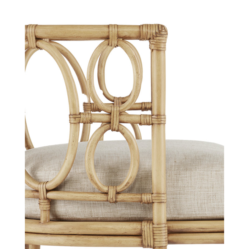 Tegal Barrel Chair, Finn Natural, Light Brown