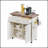 Techni Home Deluxe Mobile Kitchen Island Cart with Water Resistant Top, Spacious Storage, and Convenient Towel & Spice Racks