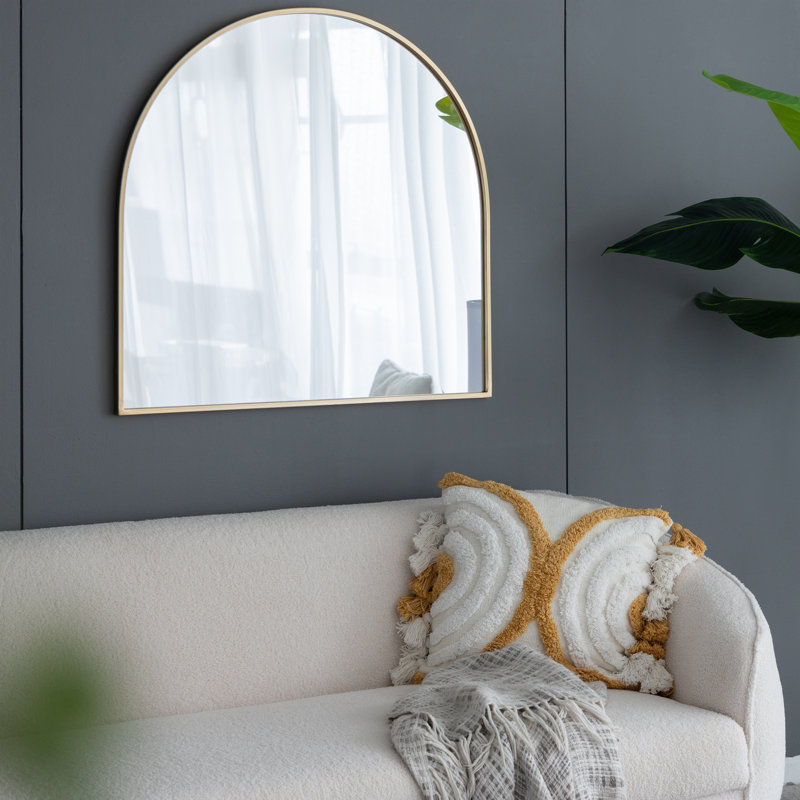 Miroir d'appoint 33 "x 31", Doré