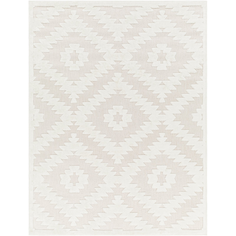 Tapis Hadubert beige, Rectangle 6 pi 7 po x 9 pi