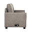 Canapé convertible intégré, lit gris, mobilier de salon à ports, essentiel moderne