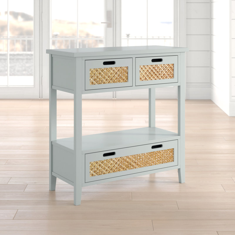 Lorentzen 33'' Console Table, Steel Blue