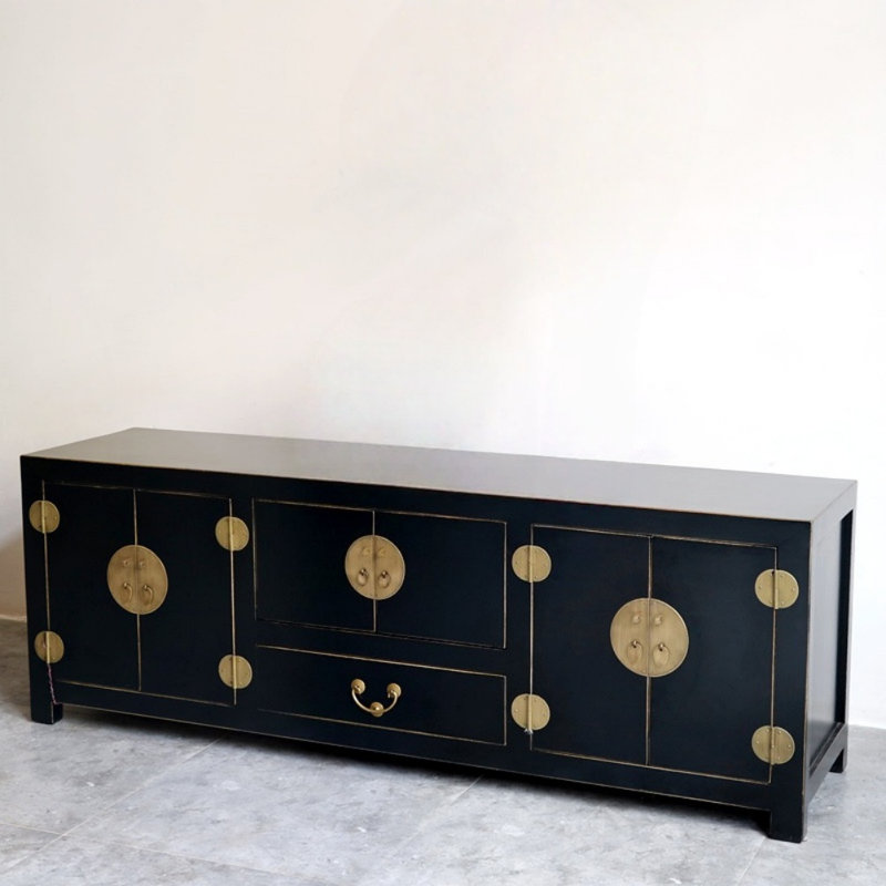 Creative Black TV Stand