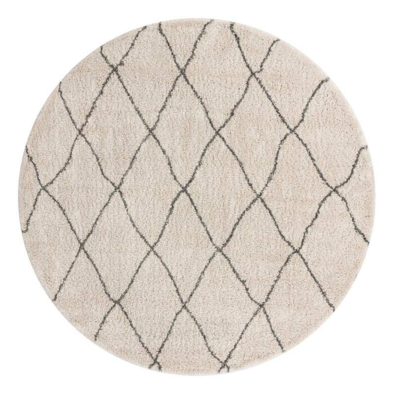 Reardon Geometric Indoor Rug, Round 9'10"