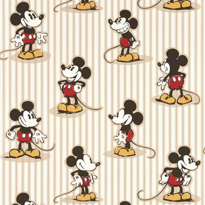 Mickey Stripe Wallpaper