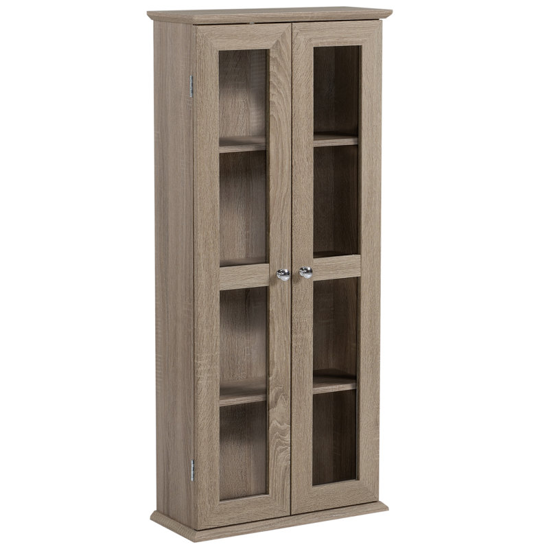 103.4cm H Media Cabinet, Brown