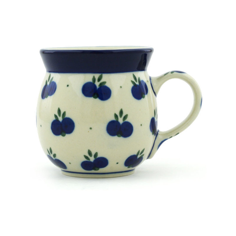 Tasse à bulles en grès poli 8 oz - Blueberry, 8