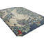 The Gryphon Floral Area Rug in Spring Green/Black/Gray Blue/Dusty Jade-949389871
