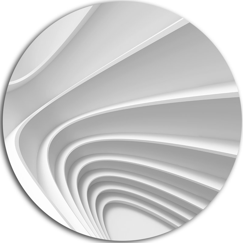 « fractal renflementy 3d waves », impression sur métal, H 36 po x l 36 po x P 1 po