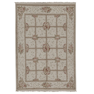 Tapis rectangulaire noué à la main