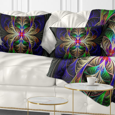 Coussin lombaire d’art fractal fabuleux Abstract