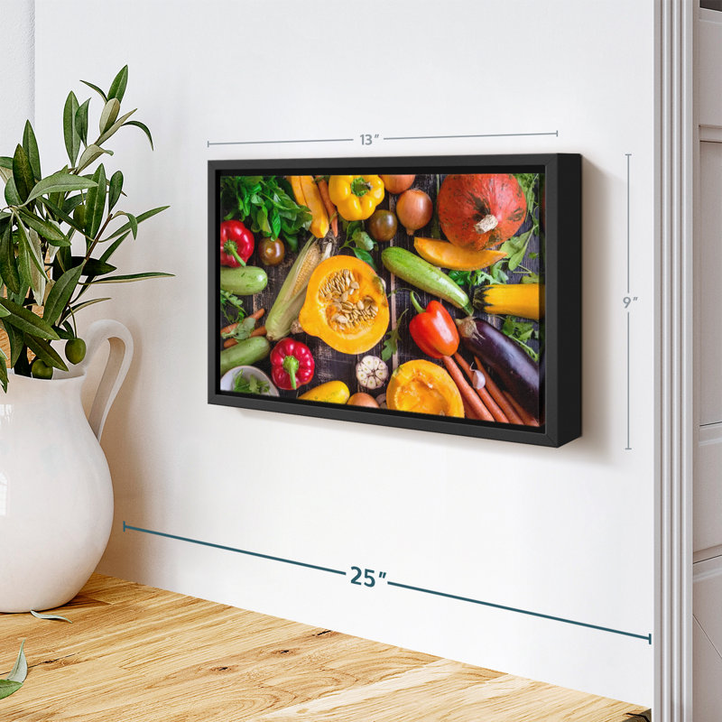 «Jumble de légumes», H 9 po x l 13 po