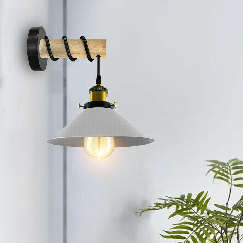 Cielito Armed Sconce, No, White